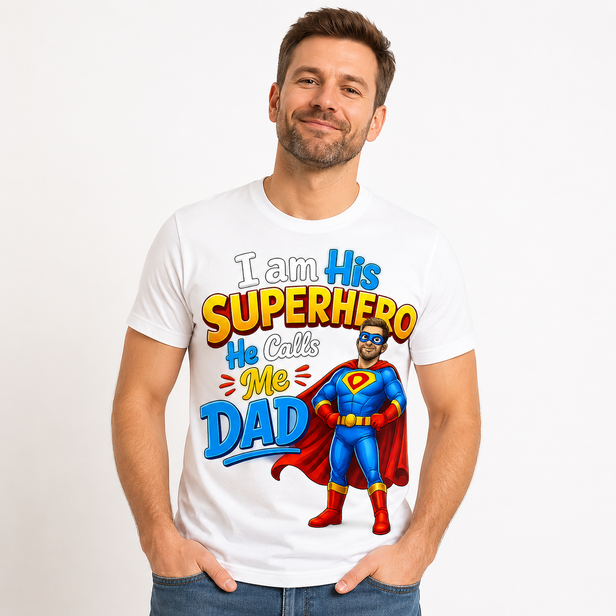 I AM HIS SUPERHERO HE CALLS ME DAD - STYLE 2