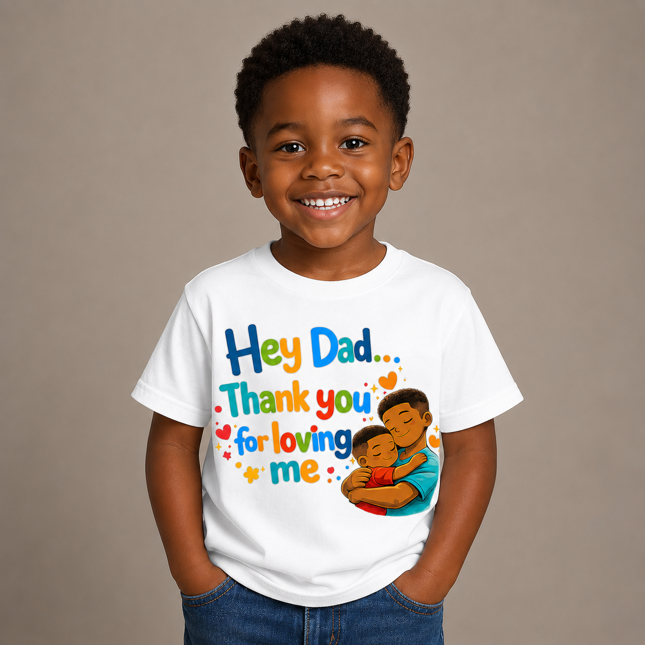HEY DAD THANK YOU FOR LOVING ME - BOY - STYLE 1